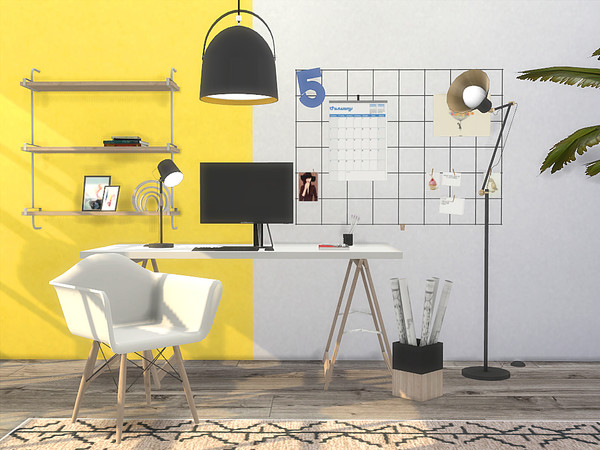 Sims 3 — Rothenberg Study Room by Onyxium — Onyxium@TSR Design Workshop Study Room Collection - Belong To The 2026 Year