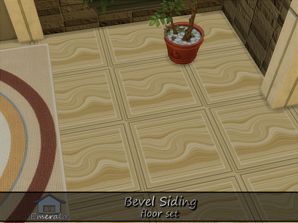 Sims 4 — Bevel Siding floor2 by Emerald — Bevel siding is a classic overlapping wooden exterior wall cladding.Provides