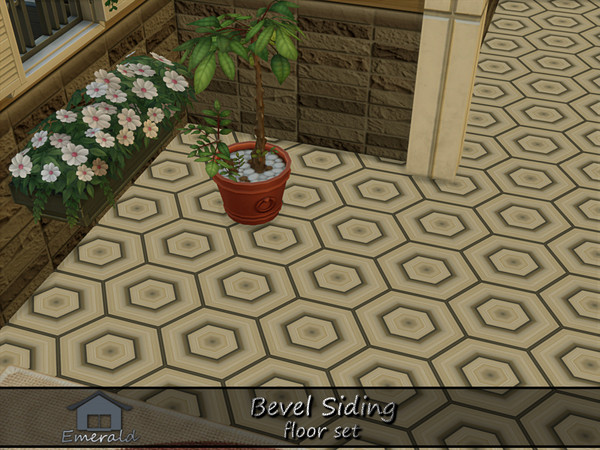 Sims 4 — Bevel Siding floor3 by Emerald — Bevel siding is a classic overlapping wooden exterior wall cladding.Provides