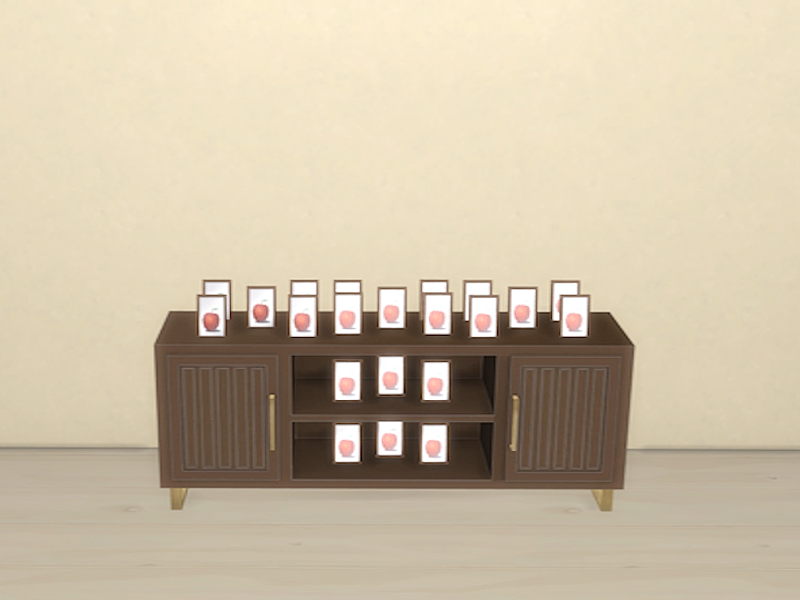 The Sims Resource | Family Gathering Dining Room Cabinet