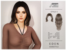 Sims 4 — Eden Hairstyle - Style 4 by Ade_Darma — Eden Hairstyle - Style 4 New Hair Mesh