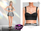 Sims 4 — CHECKERED  VEST by ZNsims — check pattern, vest, short style, casual, shirt