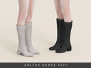 Sims 4 — Vintage Boots Low Heel by Arltos — 8 colors.