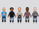Sims 4 — Haste Denim Jeans Infant by McLayneSims — TSR EXCLUSIVE