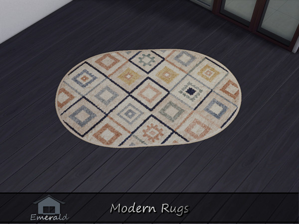Sims 4 — modern rug 2 by Emerald — Modern rug designs emphasize a blend of comfort,versatility and personality,often