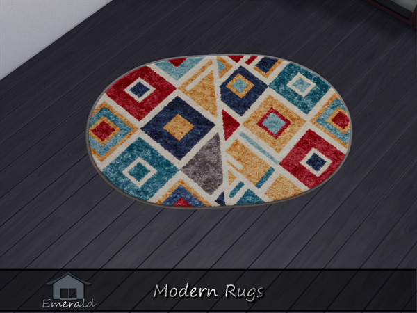 Sims 4 — modern rug 3 by Emerald — Modern rug designs emphasize a blend of comfort,versatility and personality,often
