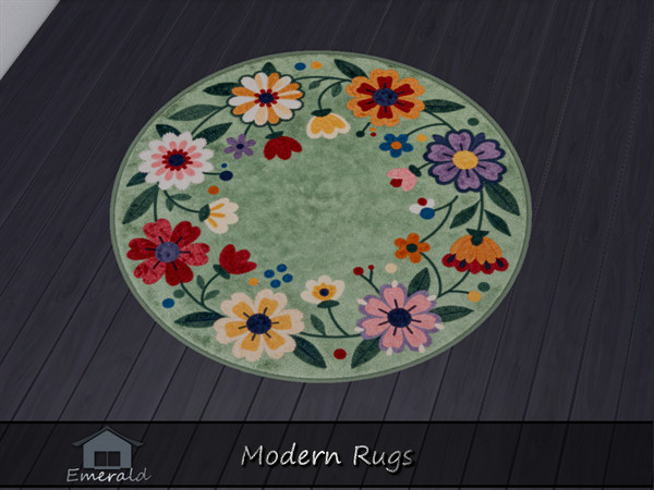 Sims 4 — modern rug 4 by Emerald — Modern rug designs emphasize a blend of comfort,versatility and personality,often