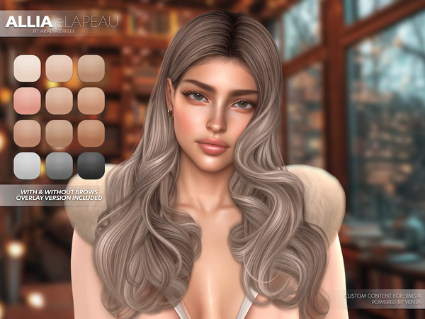 Sims 4 — leLAPEAU - Allia Skin and Overlay by VentaStudio — Allia Skin