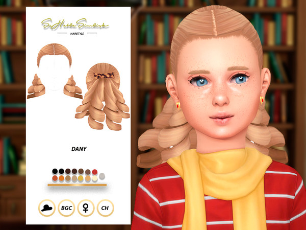Sims 4 — Dany Hairstyle for Children by sehablasimlish — Hope you like it and enjoy it. Maxis Match