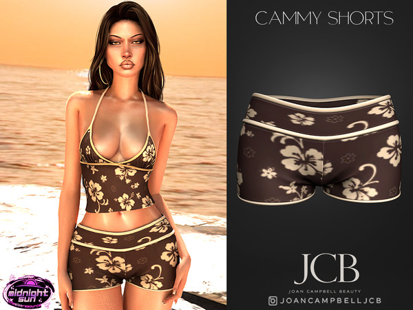 Sims 4 — JCB CAMMY SHORTS by Joan_Campbell_Beauty_ — INCLUDES: