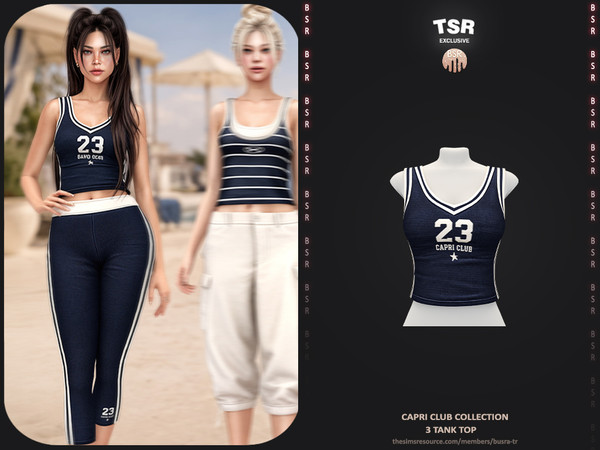 Sims 4 — Capri Club Collection - 3 Tank Top BD1686 by busra-tr — - BD1686