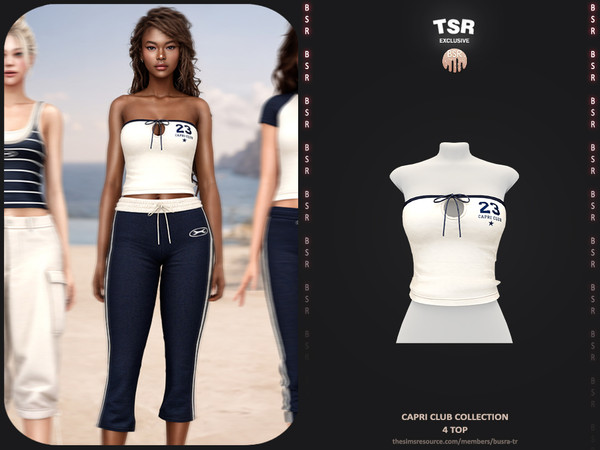 Sims 4 — Capri Club Collection - 4 Top BD1686 by busra-tr — - BD1686