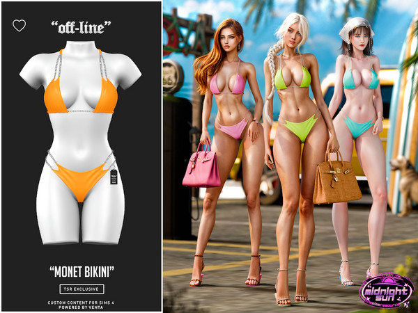 Sims 4 — Off-Line - Monet Top by VentaStudio — Monet Bikini