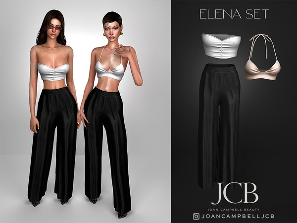 Sims 4 — ELENA SET by Joan_Campbell_Beauty_ — INCLUDES: