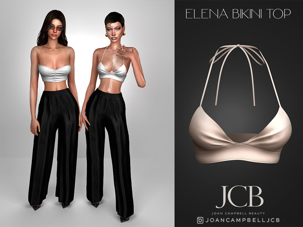 Sims 4 — JCB ELENA BIKINI TOP by Joan_Campbell_Beauty_ — INCLUDES: