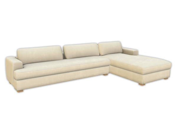 Sims 4 — Comiko Living Modern Farm Sofa Three Seat-left | Living Room by Comiko — Part 1 - Living Modern Farm Set is base