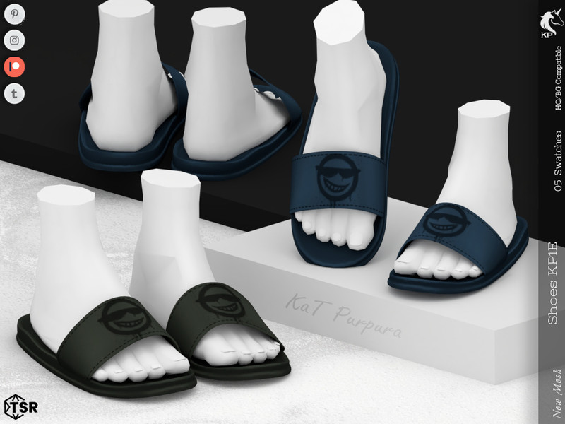 Sims 4 CC Shoes KP1E- Male by KaTPurpura