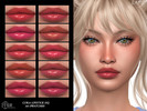 Sims 4 — Layla - Cora Lipstick HQ by Layla — Female lipstick N306 Previews and swatches made in CAS using HQ Mod HQ - BG