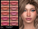 Sims 4 — Layla - Pearl Lipstick HQ by Layla — Female lipstick N305 Previews and swatches made in CAS using HQ Mod HQ - BG