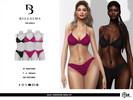 Sims 4 — Basic Underwire Bikini Set by Bill_Sims — This set includes a bikini top with an underwire design and sleek thin