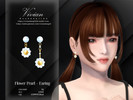 Sims 4 — Flower Pearl - Child Earing by VivianDang — - All new meshes