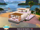 Sims 4 — Flavia by the beach by evi — A modern 3 bedroom beach house with all comforts