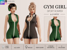 Sims 4 — GYM GIRL - ROMPER by linavees — New Mesh