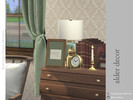Sims 4 — Alder Decor by kerriganhouse — An elegant set of trinkets and clutter for a sophisticated living space.