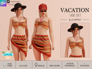 Sims 4 — VACATION VIBE - TOP by linavees — New Mesh