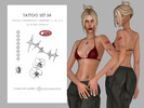 Sims 4 — Tattoo Set by Charlotte_Morris — Tattoo Set 34 Skin Details - Tattoos