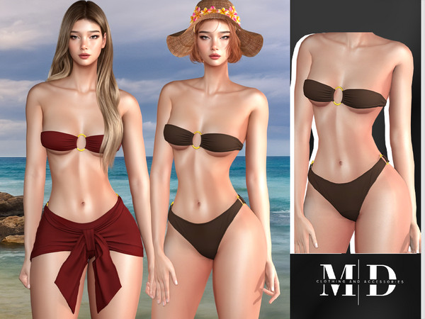 Sims 4 — (MYDARLING20) Katy bikini pareo style by Mydarling20 — Outfit Information Age Groups: Teens, Young Adults,