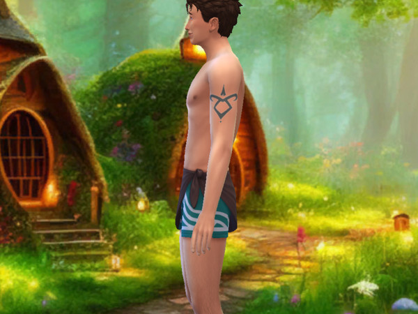 Sims 4 — SylviaRose_angelic power left male by Sissy917 — Some rune tattoo for Shadowhunter fans :)