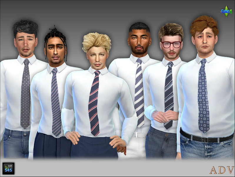 Sims 4 men’s clothing CC ADV-Mabra ONE s4amTopSet by MABRA2
