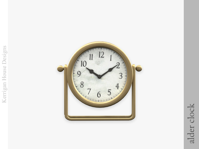 Sims 4 Alder Desk Clock by kerriganhouse