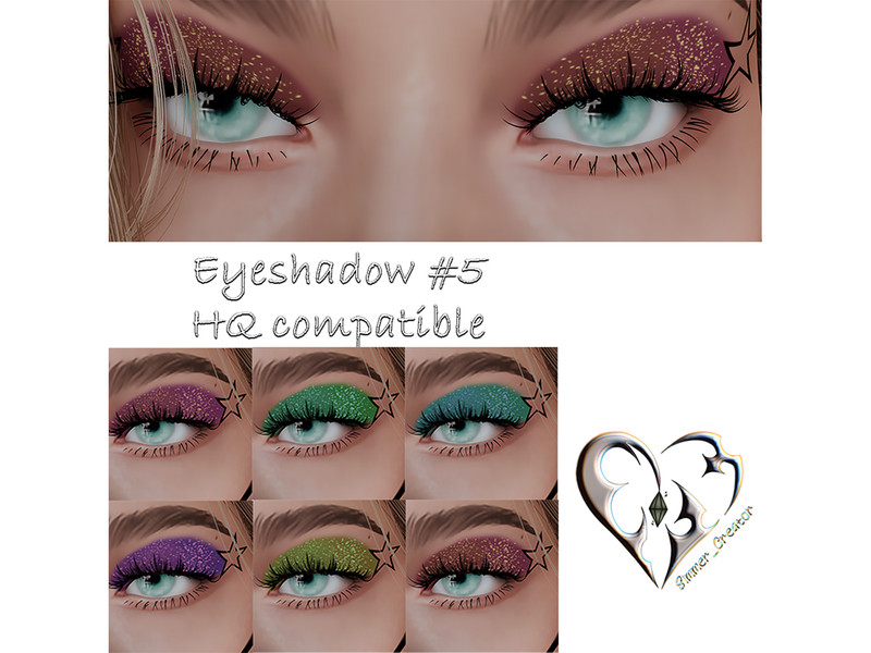 Sims 4 eyeshadow CC Eyeshadow V by Simmer_creator9