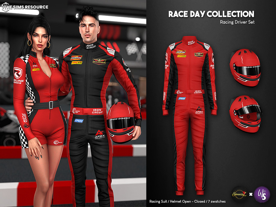 The Sims Resource | Race Day Collection - Racing Driver
