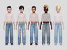 Sims 4 — Oliver Denim Pants Boys by McLayneSims — TSR EXCLUSIVE