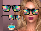 Sims 4 — City Love Sunglasses by Suzue — New Mesh (Suzue)