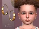 Sims 4 — Olivia Hoops Toddler by Suzue — New Mesh (Suzue)