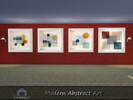Sims 4 — modern abstract art3 by Emerald — modern abstract art instead of telling a literal stor y,it expresses emotions