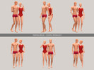 Sims 4 — Couple Paparazzi 1 - Pose Pack by ThePixelSpace — Paparazzi style pose pack for your favorite celeb couple.