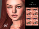 Sims 4 — IMF Rosalia Eyeliner by IzzieMcFire — Rosalia Eyeliner contains 8 colors in hq texture.