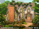 Sims 4 — Hazelwick Cottage - NO CC by xogerardine — I haven't built a cottage in a while, so I had a lot of fun making