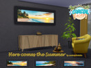 Sims 4 — Here comes the Summer by matomibotaki — 3 images that evoke a longing for sun, sea, and sand. Enjoy the summer
