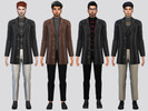 Sims 4 — Ulrik Coat Jacket by McLayneSims — TSR EXCLUSIVE