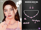 Sims 4 — Blossom Gem Jewelry Set for child by WisteriaSims — Includes: