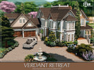 Sims 4 — Verdant Retreat by MychQQQ — Lot: 40x30
