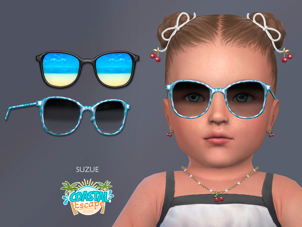 Sims 4 — Beach Sunglasses Infant by Suzue — New Mesh (Suzue)
