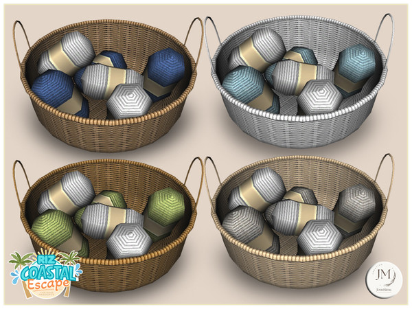 Sims 4 — Jomsims riz coastal escape basket deco by jomsims — Riz coastal escape 1_2_3 For our collection, Riz Coastal