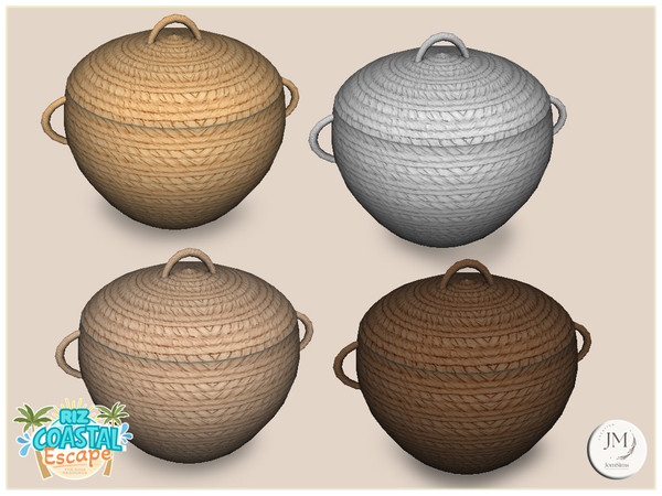 Sims 4 — Jomsims riz coastal escape2 deco basket by jomsims — Riz coastal escape 1_2_3 For our collection, Riz Coastal